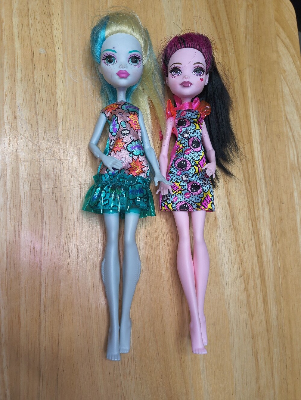 Monster High Laguna Blue and Dracula 2015 & 2016